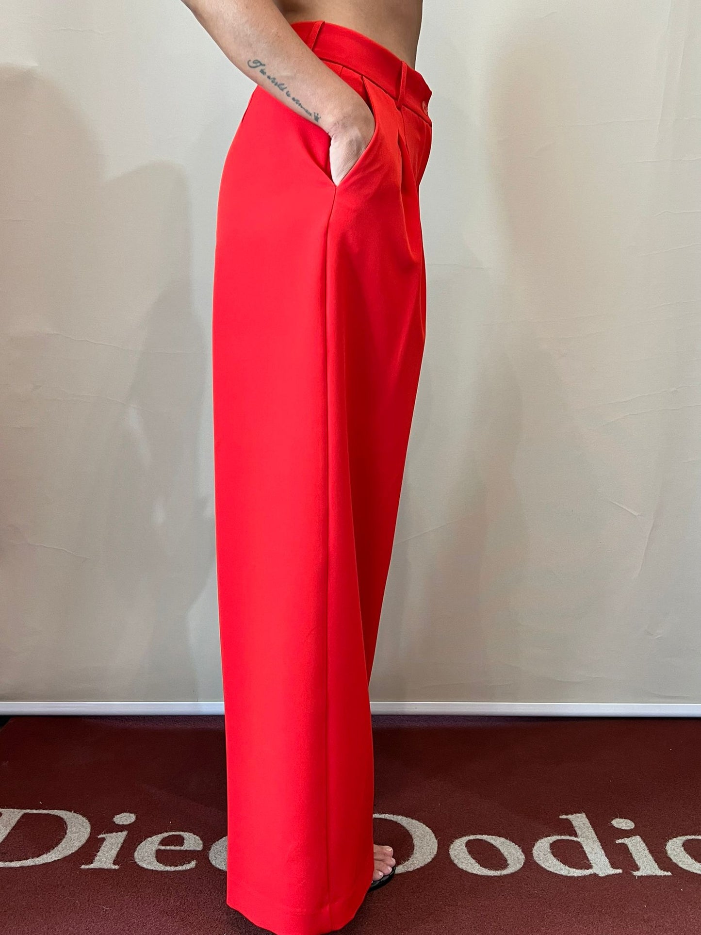 Tailleur rosso