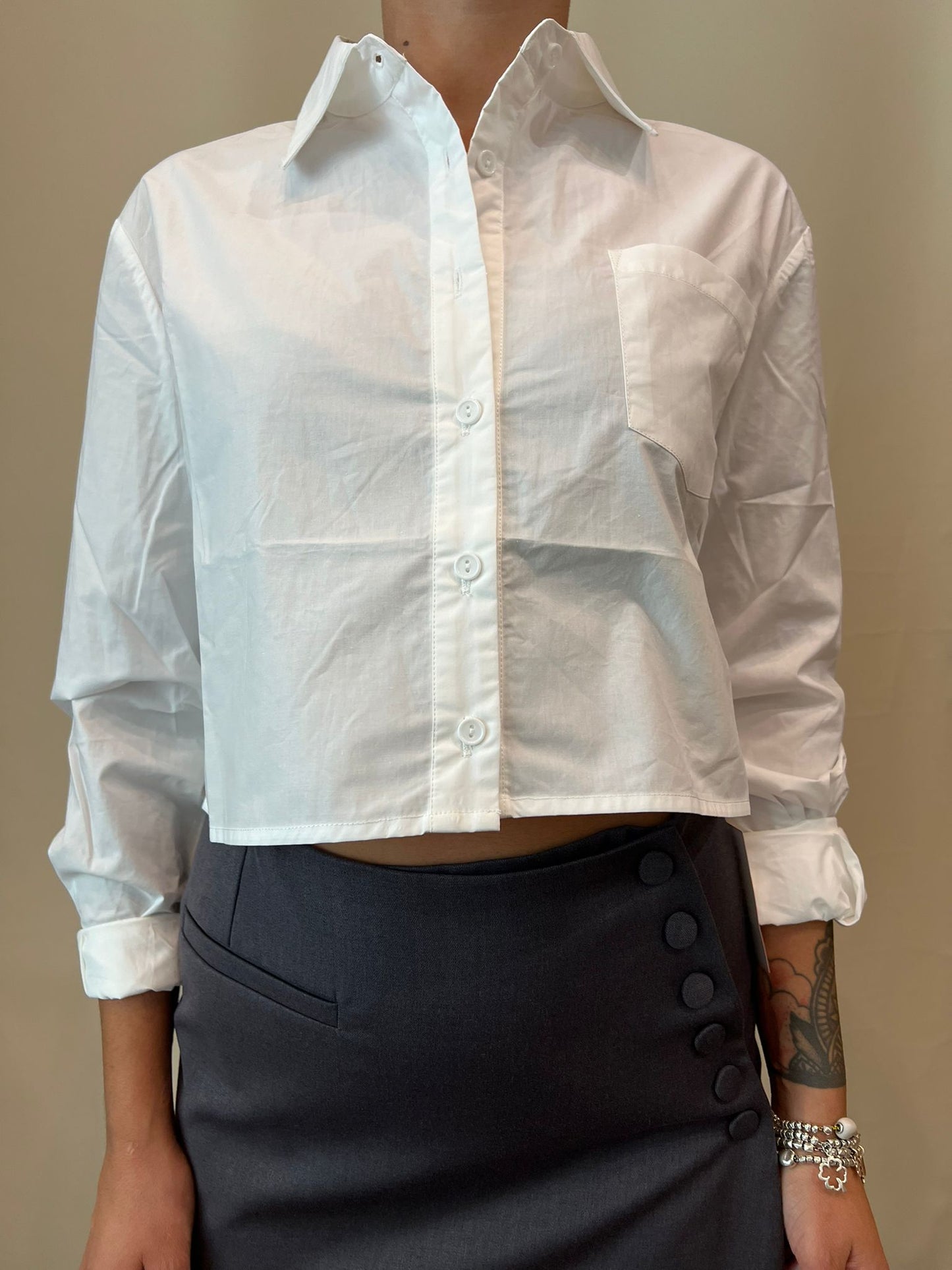 Camicia cropped