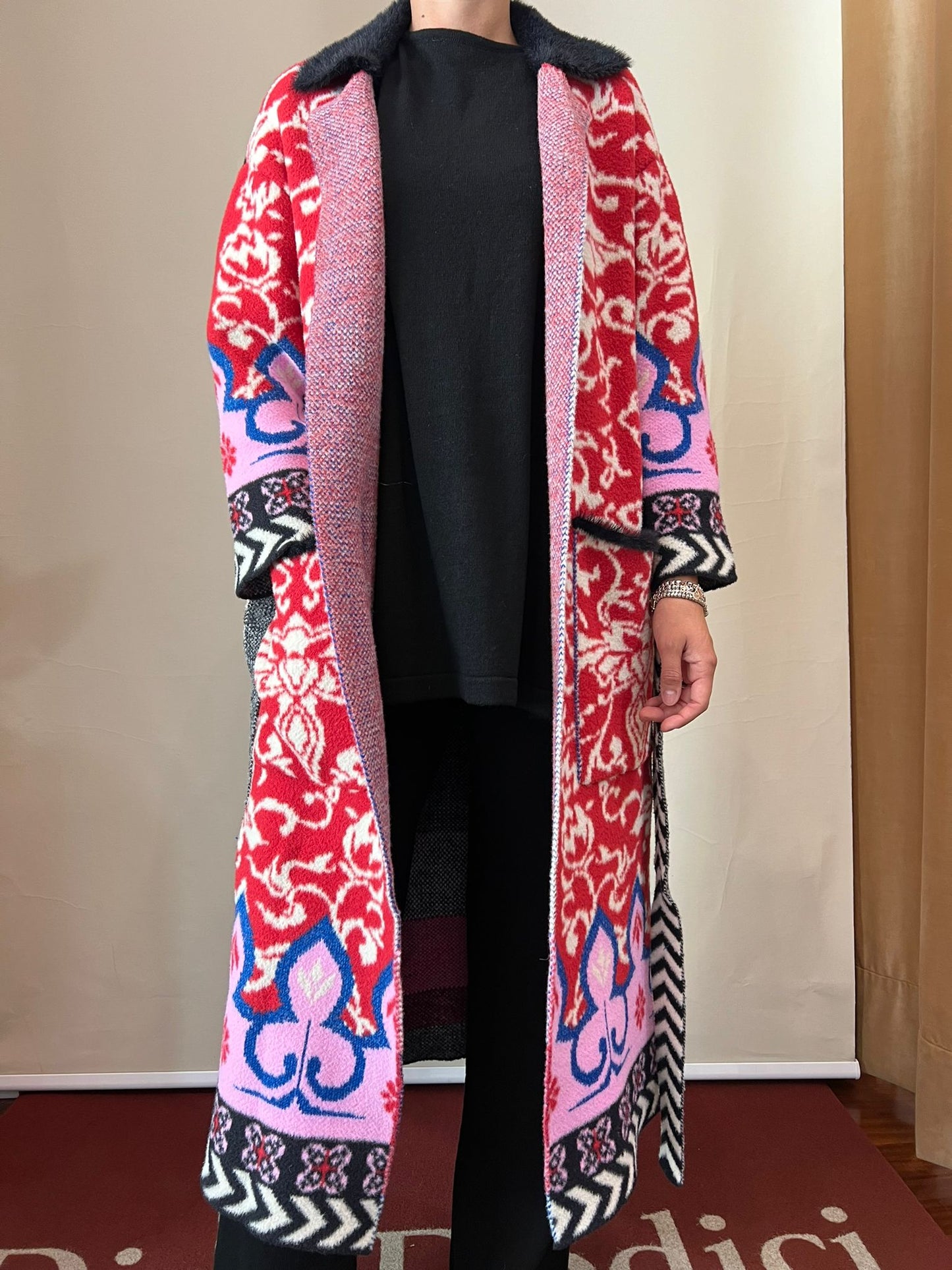 Cappotto fantasia lana