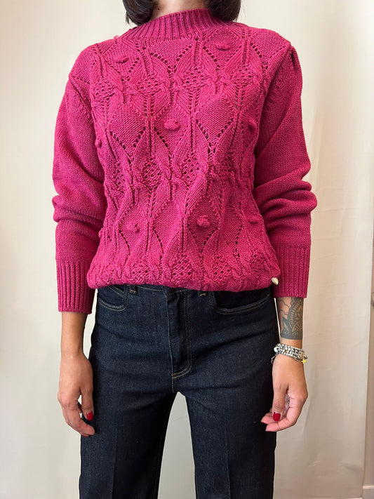 Maglione fucsia