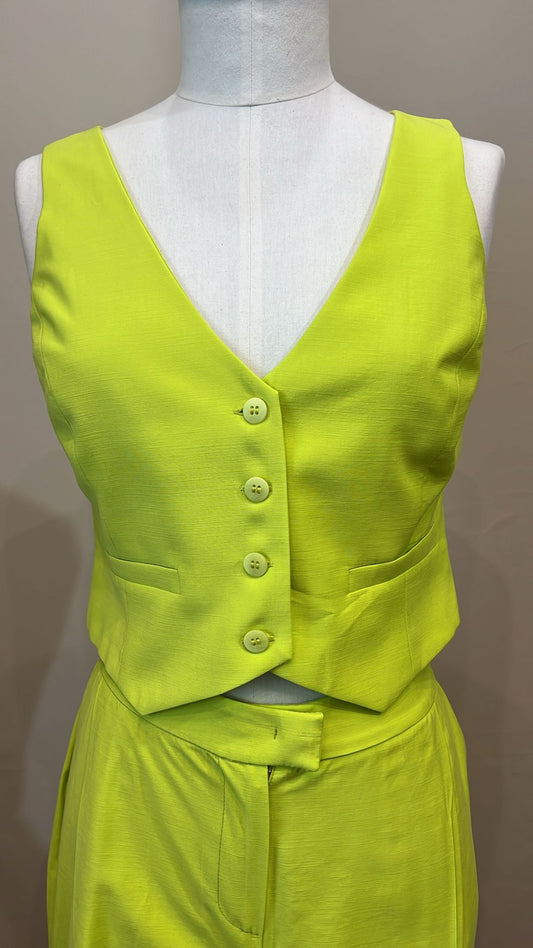 Gilet tailleur fluo