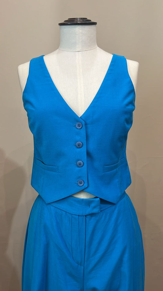 Gilet Tailleur azzurro